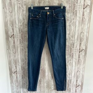 MOTHER The Looker Ankle Zipper Skinny Jeans 25